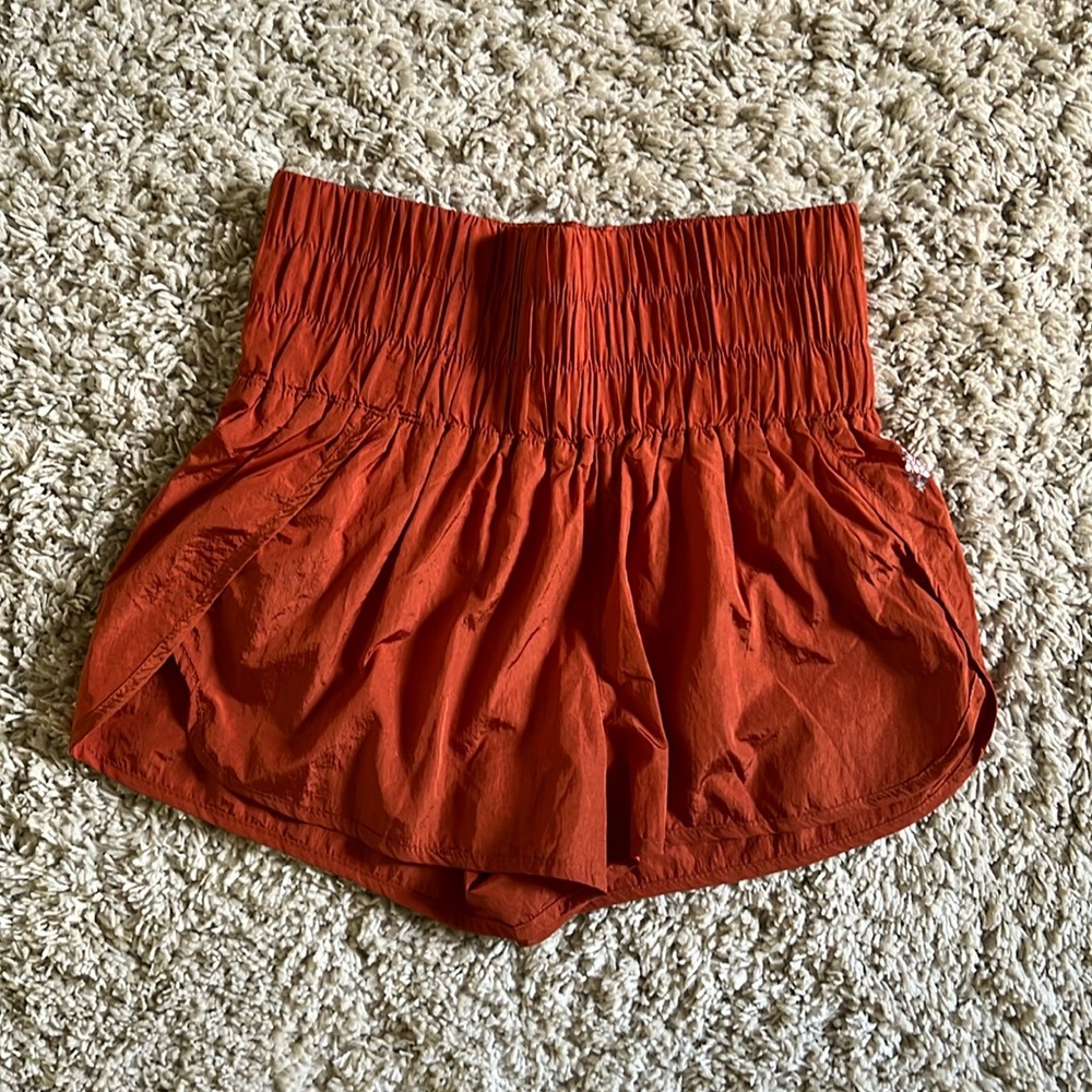 Free People Movement The Way Home shorts Burnt orange size Medium